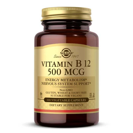 Vitamin B12 500 Mcg Capsules, SLG